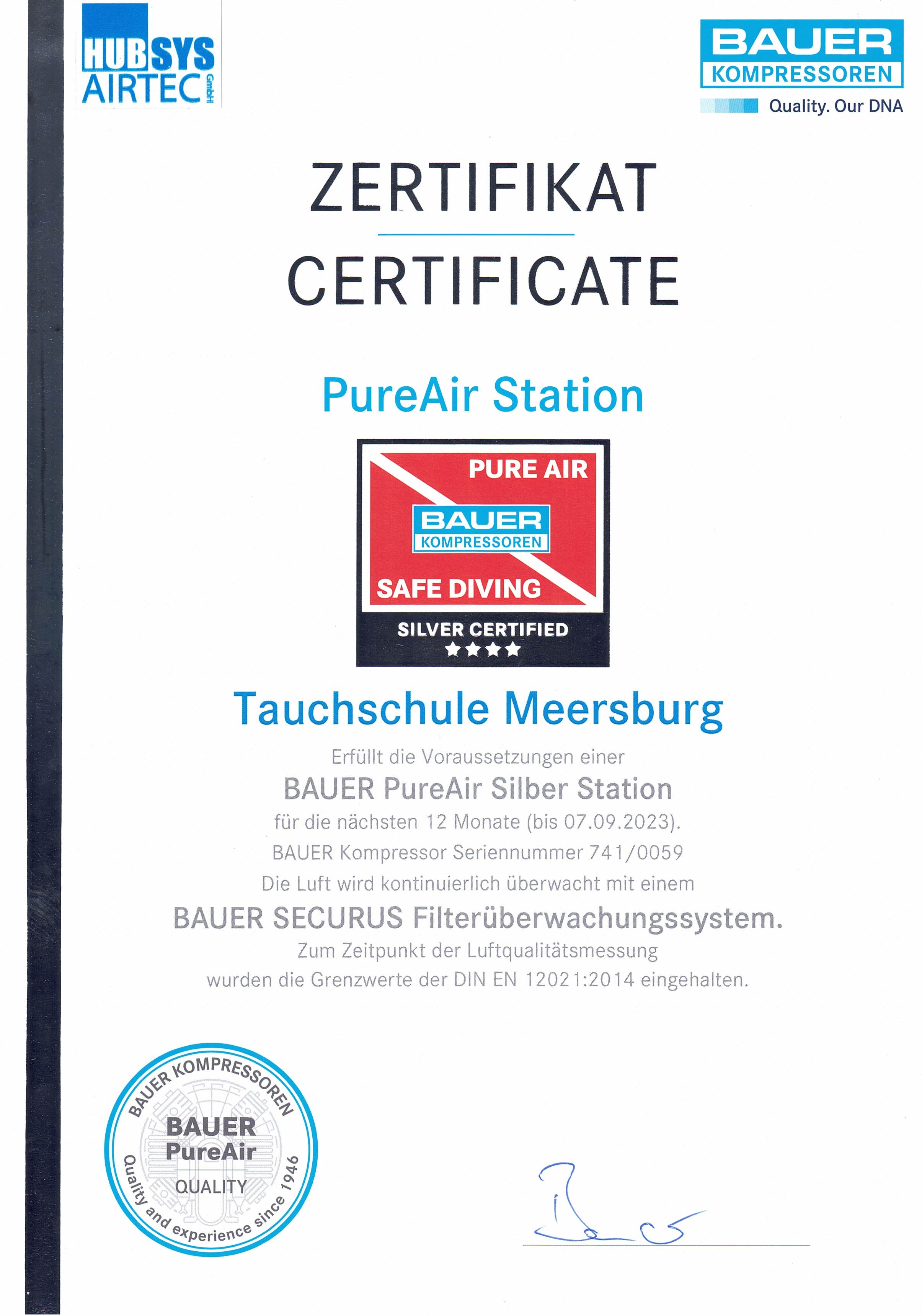 Pure-Air-Füllstation - Meersburg am Bodensee